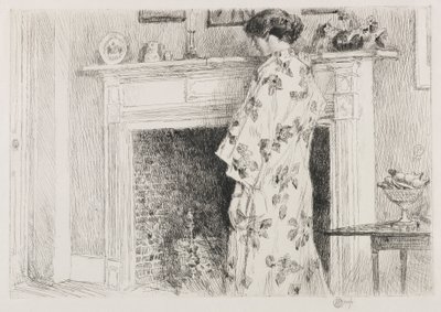 El kimono blanco de Childe Hassam