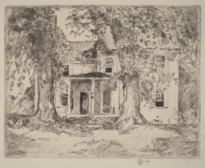 Cuartel general de Washington cerca de Valley Forge de Childe Hassam