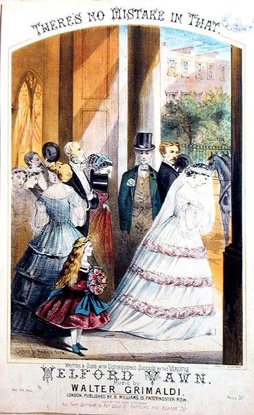 No hay error en eso, una portada musical, c.1860 de Childs and Harris