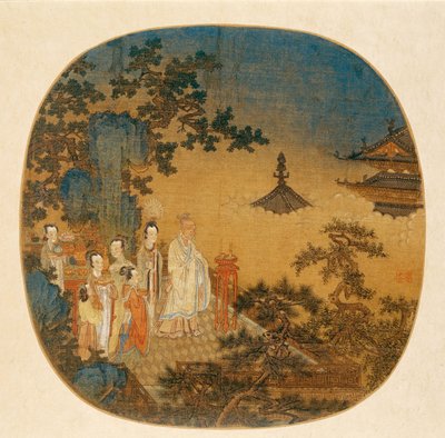 Ceremonia de incienso, siglo XIV de Chinese Master.