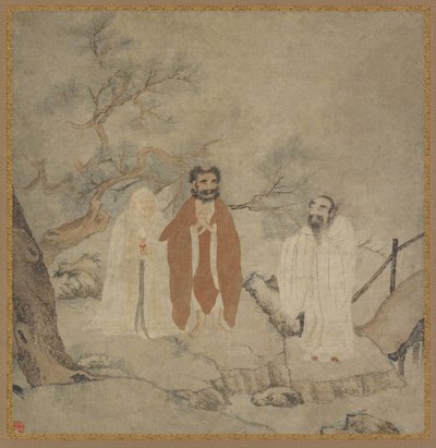 Sakyamuni, Laozi y Confucio, entre 1368 y 1644 de Chinese Master
