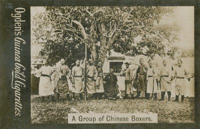 Un grupo de boxeadores chinos de Chinese Photographer