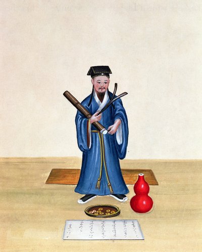 Un taoísta en China, c.1785 de Chinese School