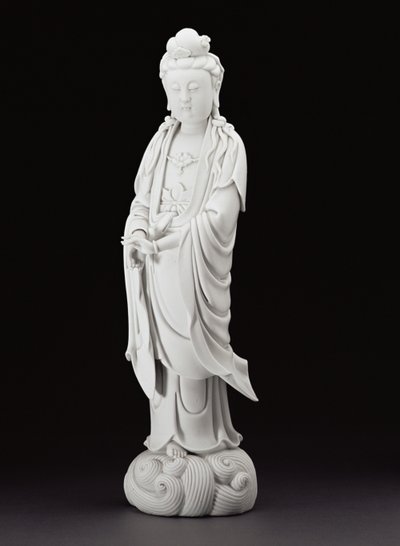 Figura de Guanyin en Blanc de Chine, c.1800 de Chinese School