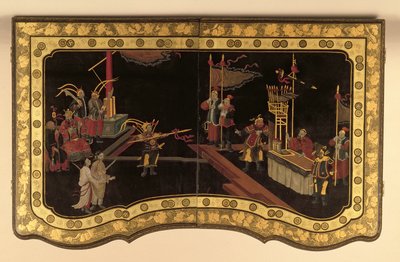 Tapa de tocador de exportación china c.1780 de Chinese School