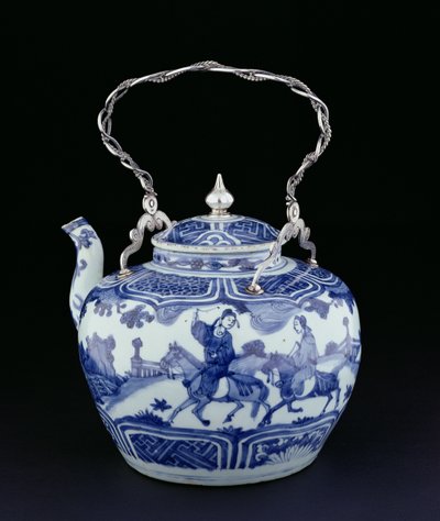 Tetera china con asa europea, Período Transicional, c.1640 de Chinese School