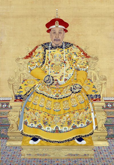 Emperador Qianlong en la Vejez (1711-1799) de Chinese School