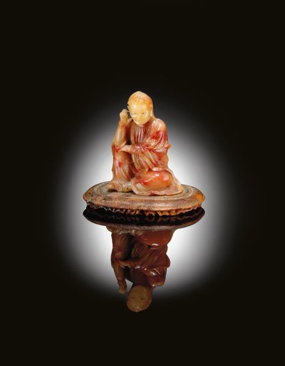 Figura de un Luohan de Chinese School