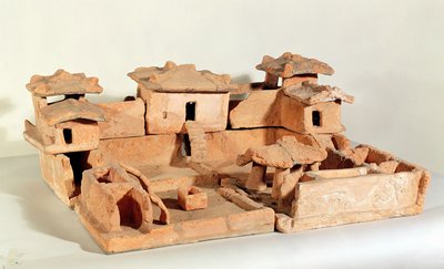 Modelo funerario de una granja, de Thanh Hoa, Vietnam de Chinese School