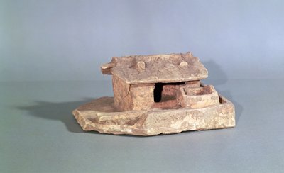 Modelo funerario de una granja, de Thanh Hoa, Vietnam, Dinastía Han de Chinese School