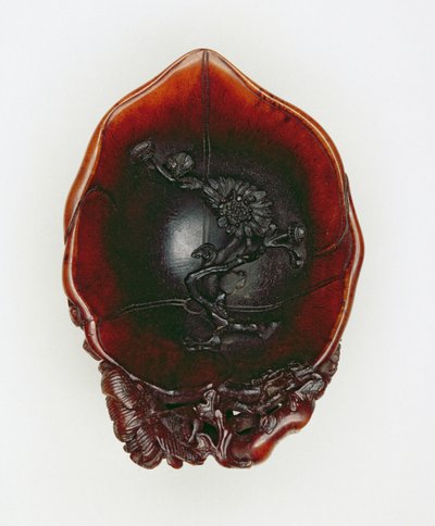Copa de libación, periodo Qianlong 1736-95 de Chinese School