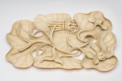 Reposapinceles en forma de flor de loto de Chinese School