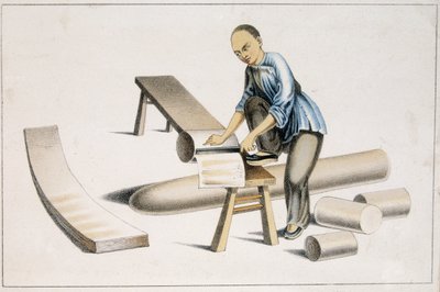 Producción de papel de Chinese School