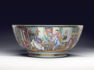 Ponchera rara y masiva, c.1775 de Chinese School