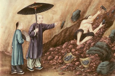 Buscando mineral de hierro de Chinese School