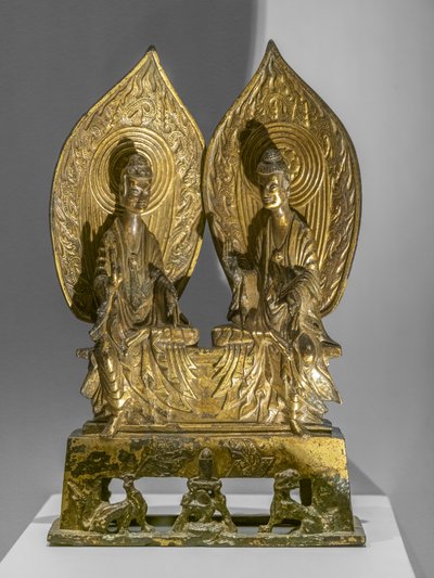 Shakyamuni y Prabhutaratna. China, Dinastía Wei del Norte, 3er año de Xiping de Chinese School