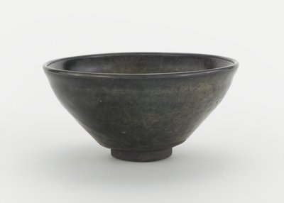 Tazón de té, provincia de Fujian, dinastía Song del Norte o Song del Sur, siglo XII-XIII de Chinese School