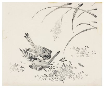 Serie de Diez Bambúes, siglo XVIII de Chinese School