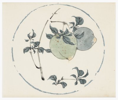 Serie de Diez Bambúes, siglo XVIII de Chinese School