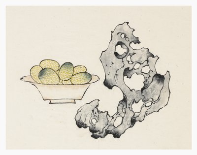 Serie de Diez Bambúes, siglo XVIII de Chinese School
