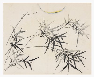 Serie de Diez Bambúes, siglo XVIII de Chinese School