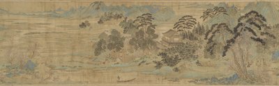 El manantial de las flores de durazno, finales de la dinastía Ming de Chinese School