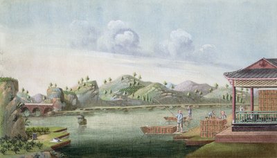 Transporte de cajas de té de Chinese School
