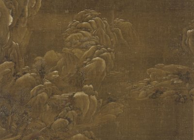 Paisaje de invierno, dinastía Ming o Qing, siglo XV-XVIII de Chinese School