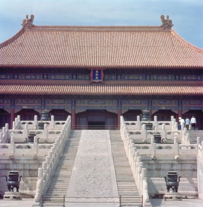El Salón de la Armonía Suprema (Taihe dian) Dinastía Ming, 1420 de Chinese School Chinese School