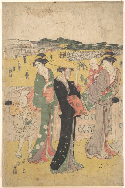 Grabado de Chobunsai Eishi