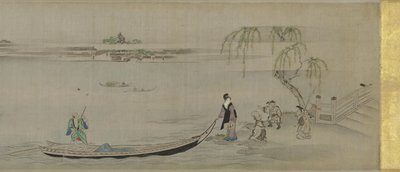 Paisajes a lo largo del río Sumida de Chobunsai Eishi