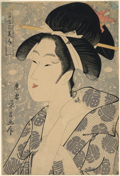 Tres bellezas de nuestro tiempo (Tosei san bijin) de Chokosai Eisho