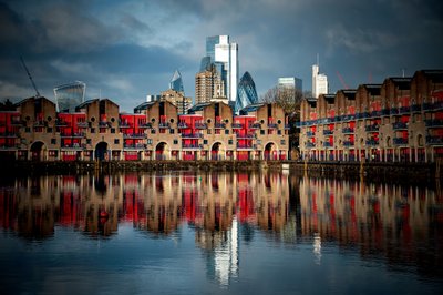 Espectaculares reflejos en el horizonte de Londres de Chris Hamilton