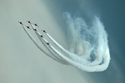Espectáculo de acrobacias aéreas de Sky de Chris Hamilton