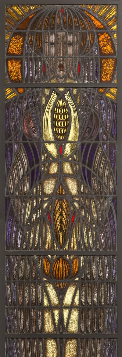 Ventana, vitral, diseño Lebeau de Chris Lebeau