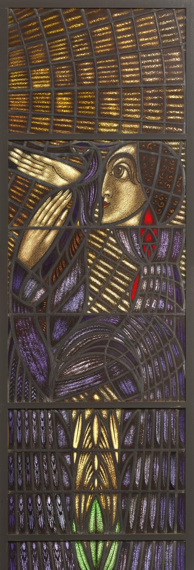 Ventana, vitral, diseño Lebeau de Chris Lebeau