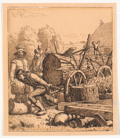 Ilustración de St. St. Blicher, Las tres vísperas de Christen Dalsgaard