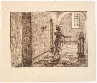 Ilustración para St. St. Blicher, Las tres vísperas de Christen Dalsgaard