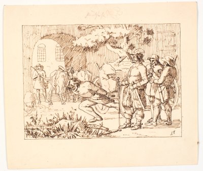 Ilustración para St. St. Blicher, De tre Helligaftener de Christen Dalsgaard