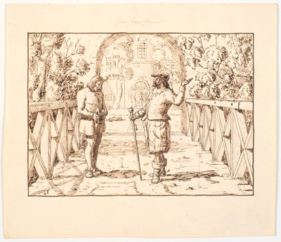 Ilustración para St. St. Blicher, Las tres vísperas de santos de Christen Dalsgaard