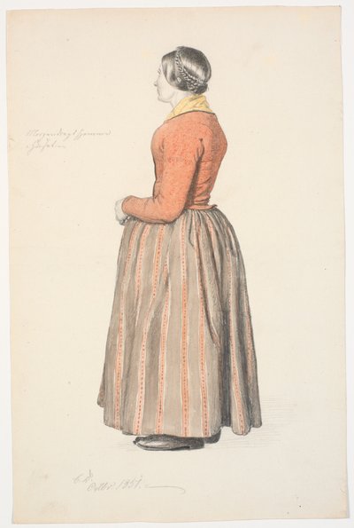 Chica en Ropa de Mañana de Christen Dalsgaard