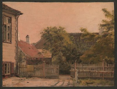 Un Rincón de la Casa del Padre del Artista de Christen Købke