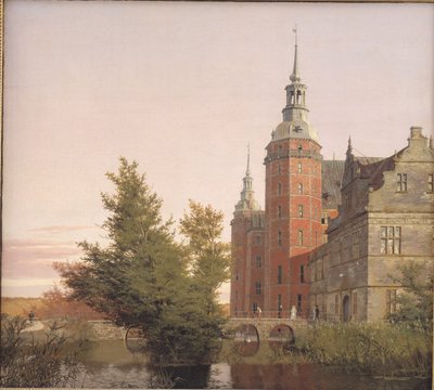 Castillo de Frederiksborg visto desde el noroeste de Christen Købke
