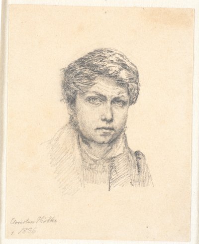 Autorretrato del artista de Christen Købke
