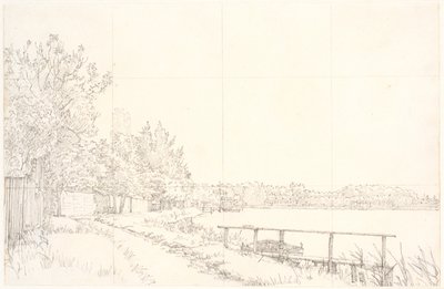 Parte de Østerbro, vista desde Dosseringen de Christen Købke