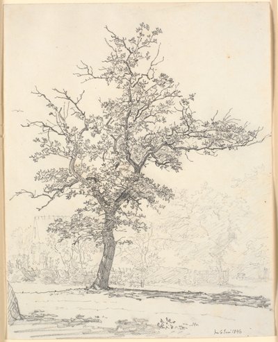 Parte de un jardín de Christen Købke