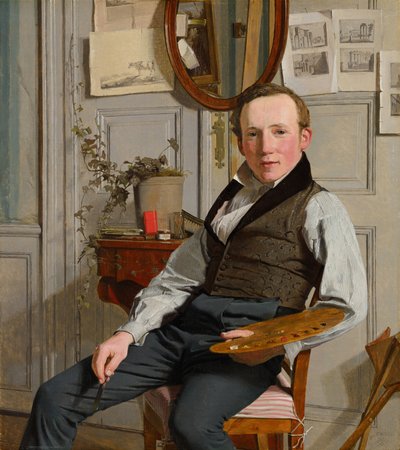 Retrato de Frederik Sødring de Christen Købke