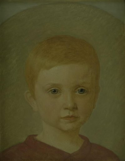 Retrato del hijo infante del artista Peter de Christen Købke