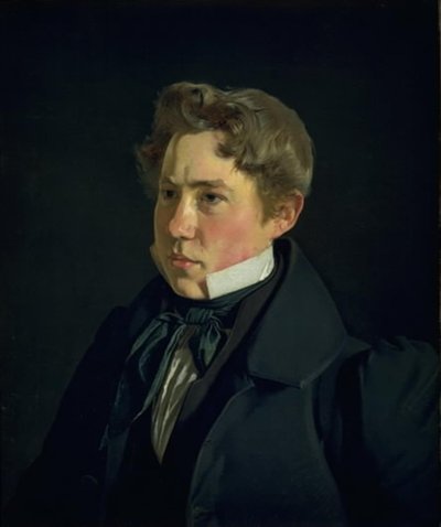 Retrato del Pintor y Litógrafo P.H. Gemzøe de Christen Købke