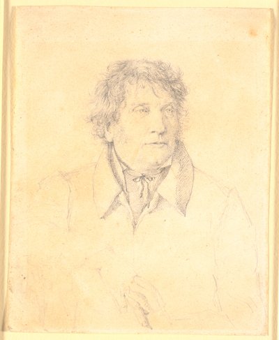 Retrato del padre, maestro panadero P.B. Købke de Christen Købke